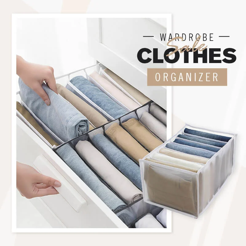 🔥LAST DAY 50% OFF🔥Wardrobe Clothes Organizer,Buy More Save More
