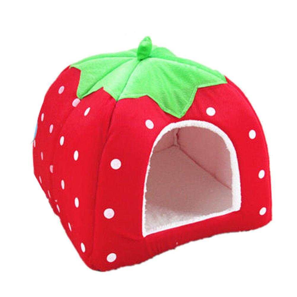 Soft Strawberry Pet Dog Cat House Kennel Doggy Fashion Cushion Basket, Red, 501 Original
Soft Strawberry Pet Dog Cat House Kennel Doggy Fashion Cushion Basket, Red, 501 Original
