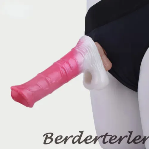 pornhint Pornhint Fantasy Penis Sleeve Dick Enlargement Silicone Wearable Cock Sheath Sex Toys