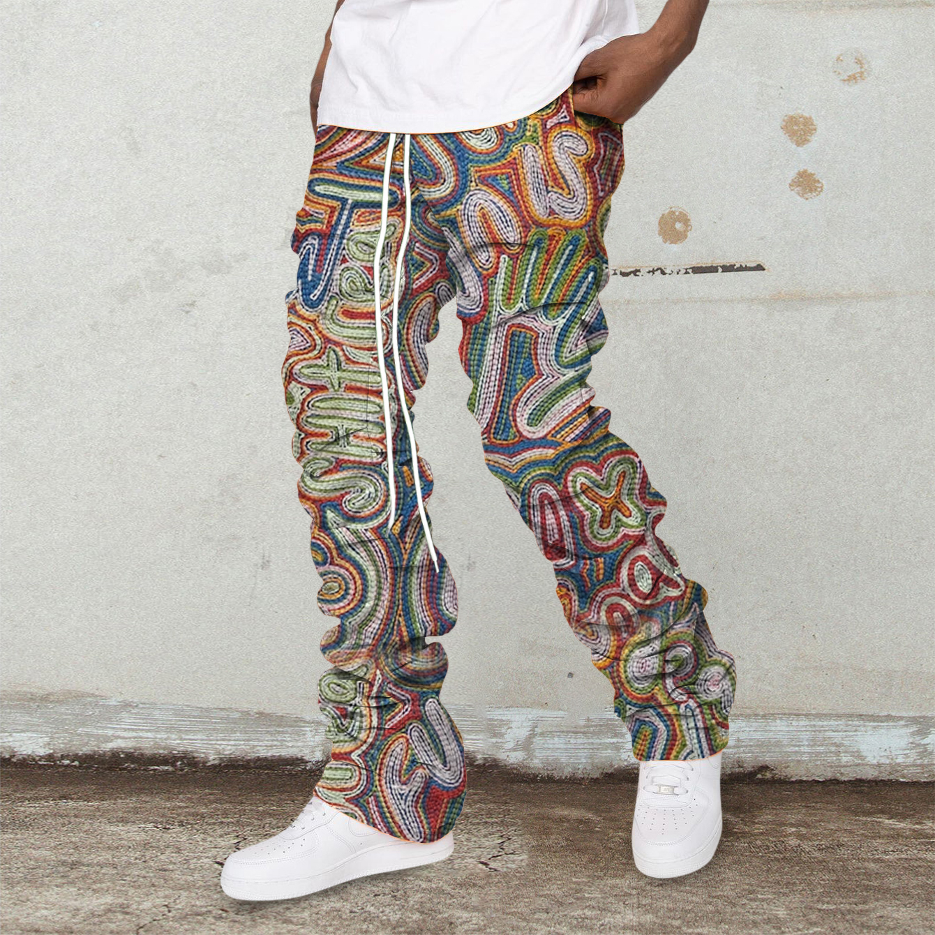 VINKID Printed Trendy Casual Pants パンツ五条悟•虚式取り扱い一覧