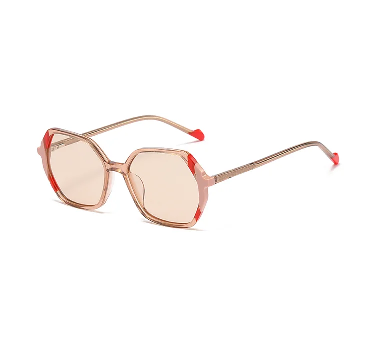 1802 Fashion new oversized square trendy casual style UV400 gradient women's sunglasses wholesale