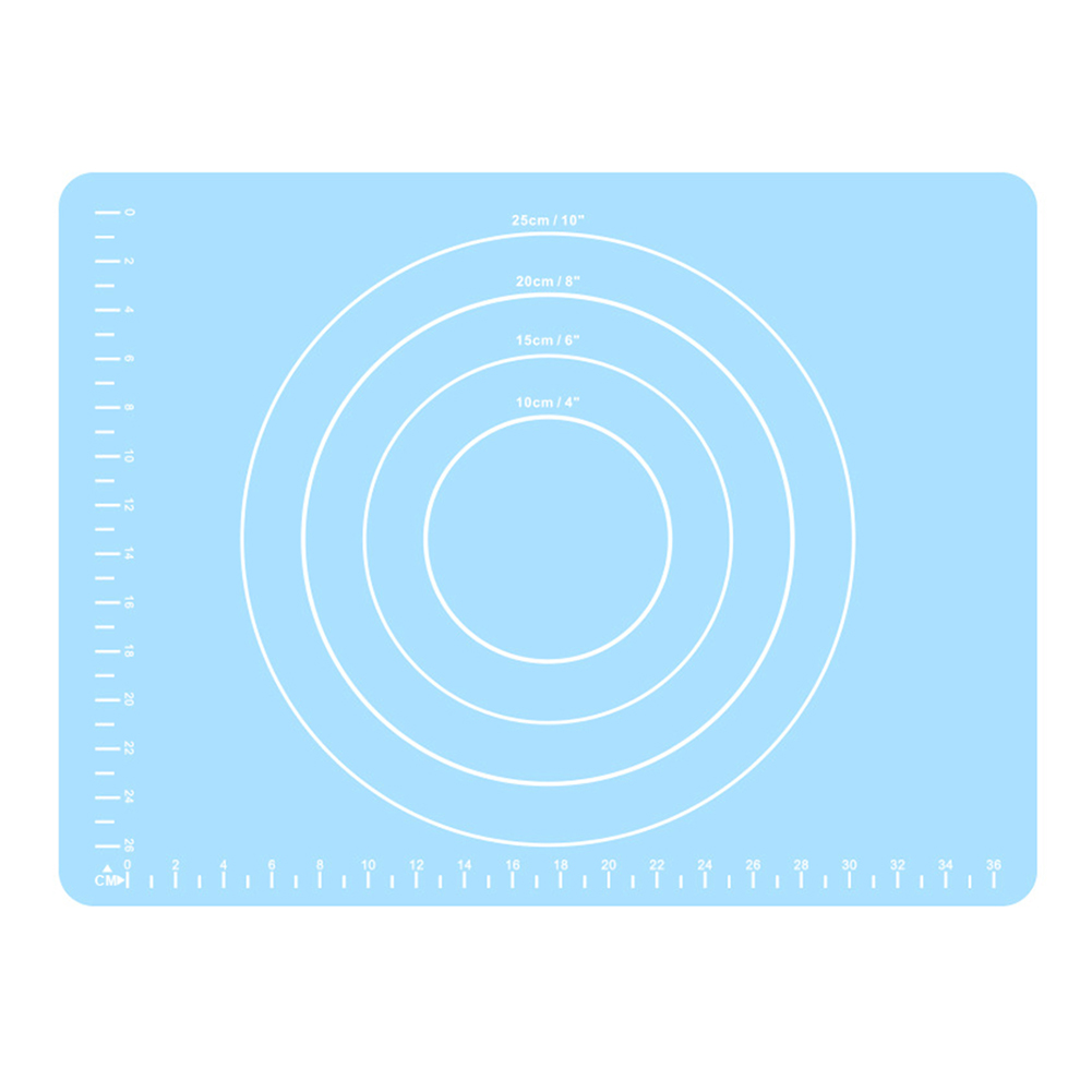 Non-slip Transparent Silicone Dough Baking Mat Large Table Mat with Scale, 501 Original
Non-slip Transparent Silicone Dough Baking Mat Large Table Mat with Scale, 501 Original