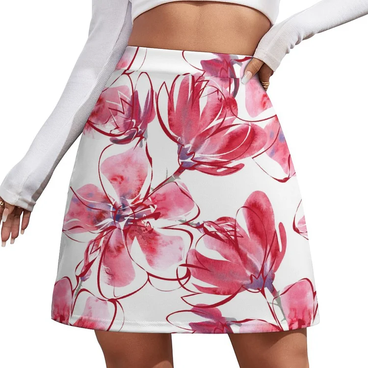 Personalized Women's High Waist Mini Skorts Skirts