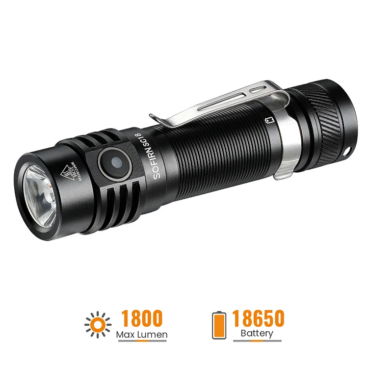 【Ship from USA】Sofirn SC18 Rechargeable EDC Flashlight