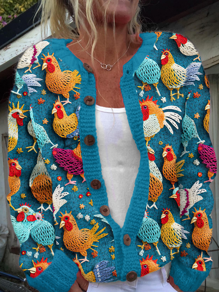 Folkstyle Chicken WJ2711247CL Quilt main image 1