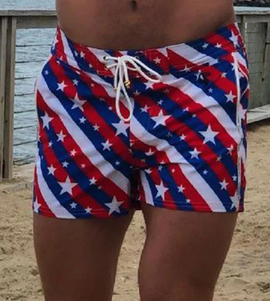 Men's Hoochie Daddy Shorts Mesh Beach Swim Trunks