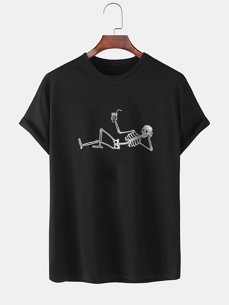 Bestdealfriday Skull Graphic Men's Tee