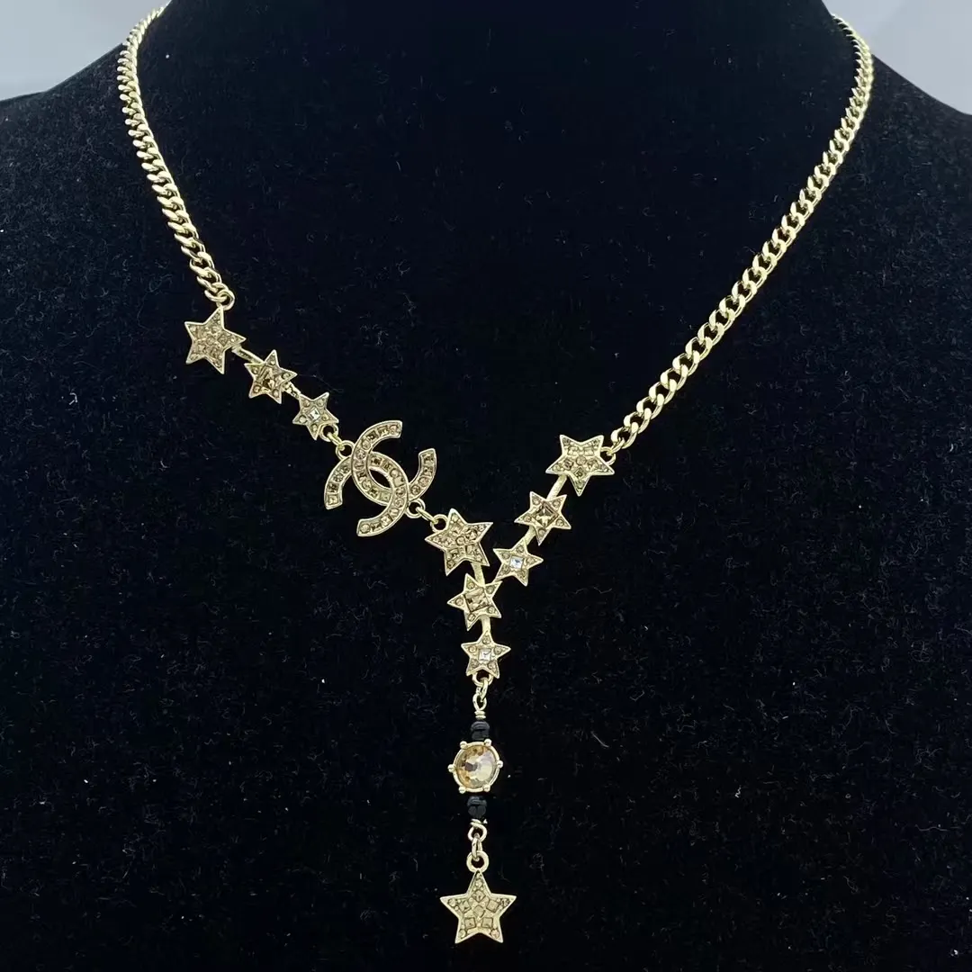 Chanel Star Drop Y Necklace