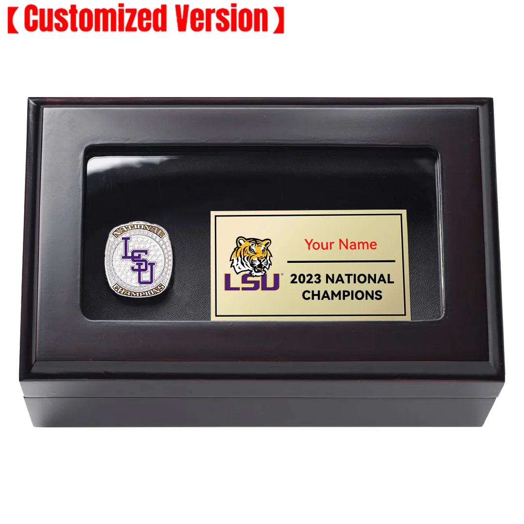 【Customized Version】2023 LSU Tigers Baseball College World Series Baseball National NCAA Team Ring