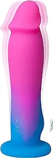 pornhint Pornhint SHIJI Realistic Dildo Vibrator with Strong Suction Cup,8 Vibrating Speeds Consolador for Clitoral G-spot Stimulation,Liquid Silicone Adult Sex Toy Electric Massager Compatible with Strap on Harness