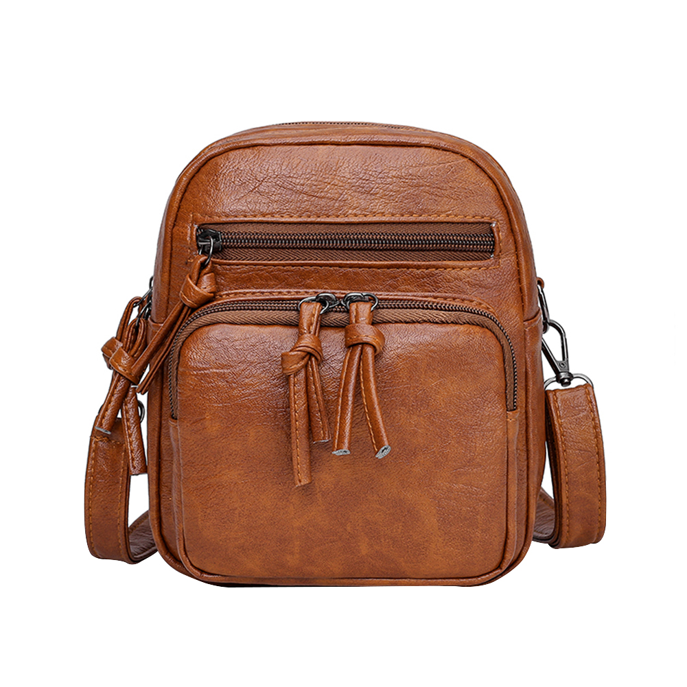 Multi-function PU Shoulder Bag Vintage Small Crossbody Handbag Purse, Brown, 501 Original
Multi-function PU Shoulder Bag Vintage Small Crossbody Handbag Purse, Brown, 501 Original