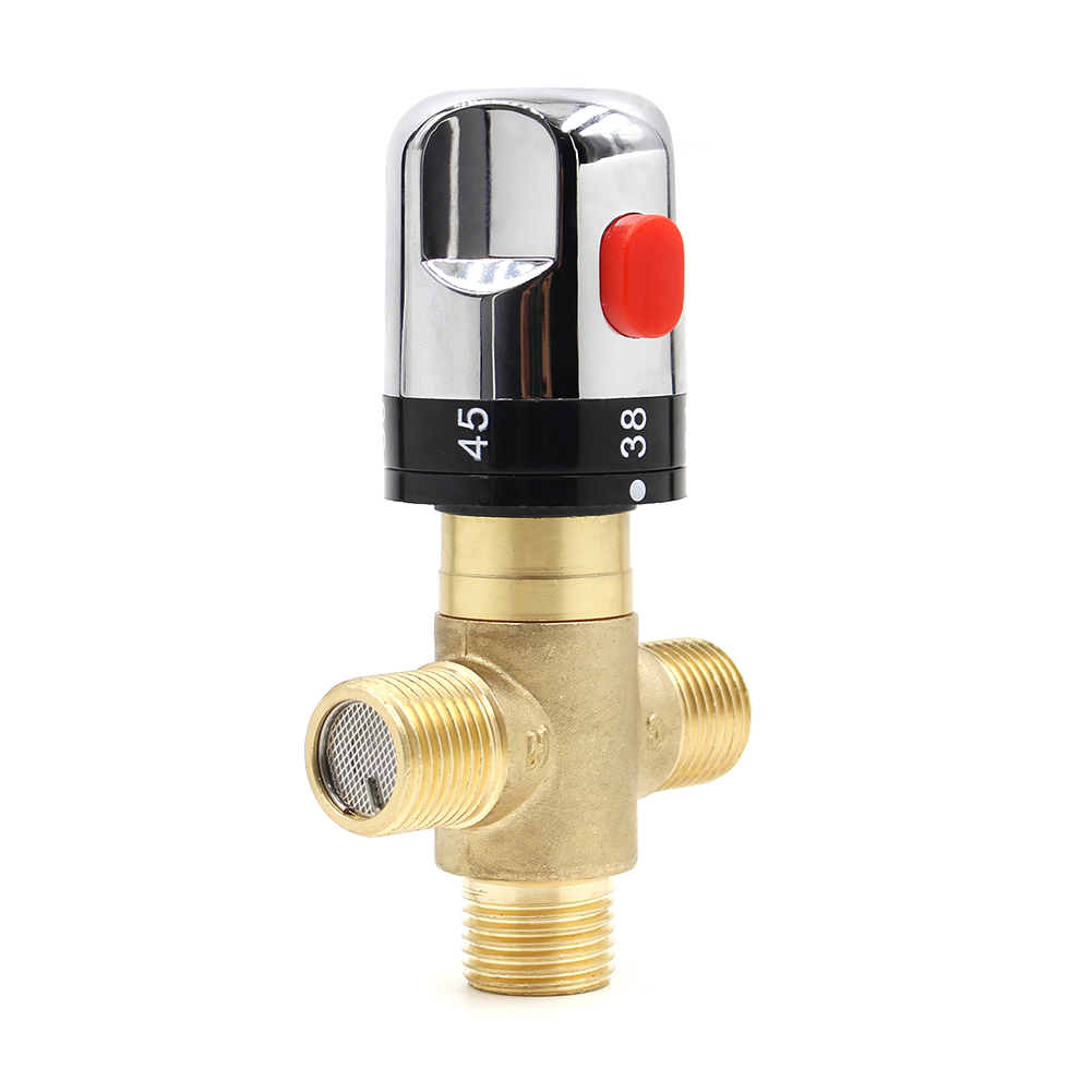 Brass Thermostatic Mixing Valve Water Temperature Control Valve Thermostat, 501 Original
Brass Thermostatic Mixing Valve Water Temperature Control Valve Thermostat, 501 Original