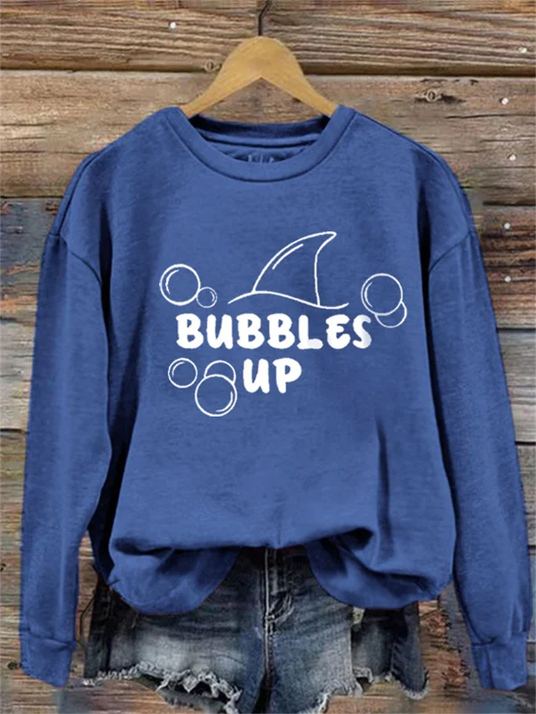 VChics Women's Bubbles Up Jimmy Sweatshirt