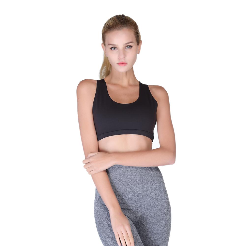 Women Fitness Sports Yoga Gym Bra Push Up Padded Cross Back Vest, Black, 501 Original
Women Fitness Sports Yoga Gym Bra Push Up Padded Cross Back Vest, Black, 501 Original