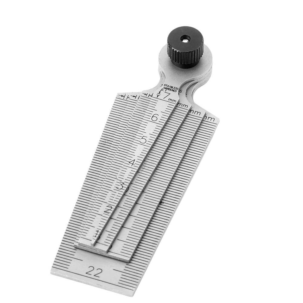 4pcs/set Stainless Steel Double Side Metric Taper Gauge Aperture Gap Ruler, 501 Original
4pcs/set Stainless Steel Double Side Metric Taper Gauge Aperture Gap Ruler, 501 Original