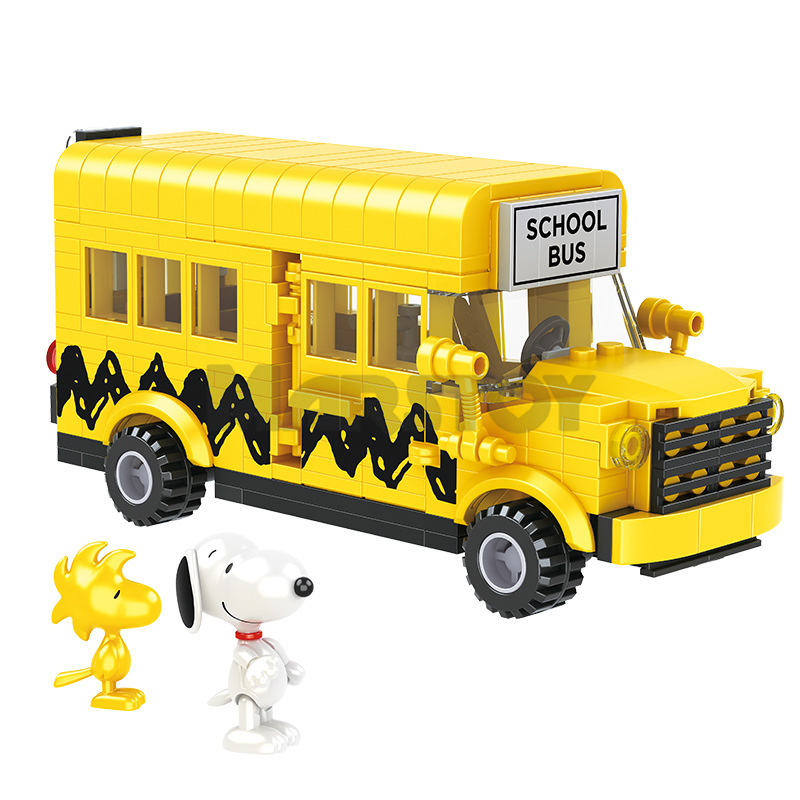 The Peanuts Snoopy School Bus