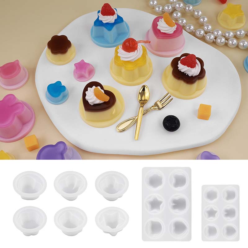 Cute Pudding Keychain Resin Molds DIY Crafting CrazyMold