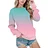 Women Casual Leopard Print Sweatshirt Crew Neck Long Sleeve Top Pullover Loose Trendy Clothes Autumn Winter 2025 Tops Hoodies