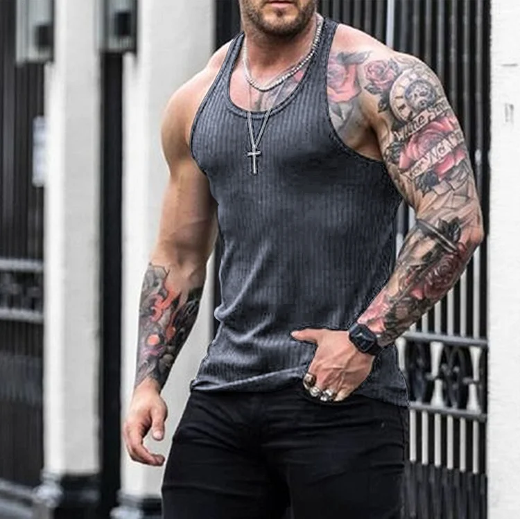 Men's Stretch Slim Basic Tank Top