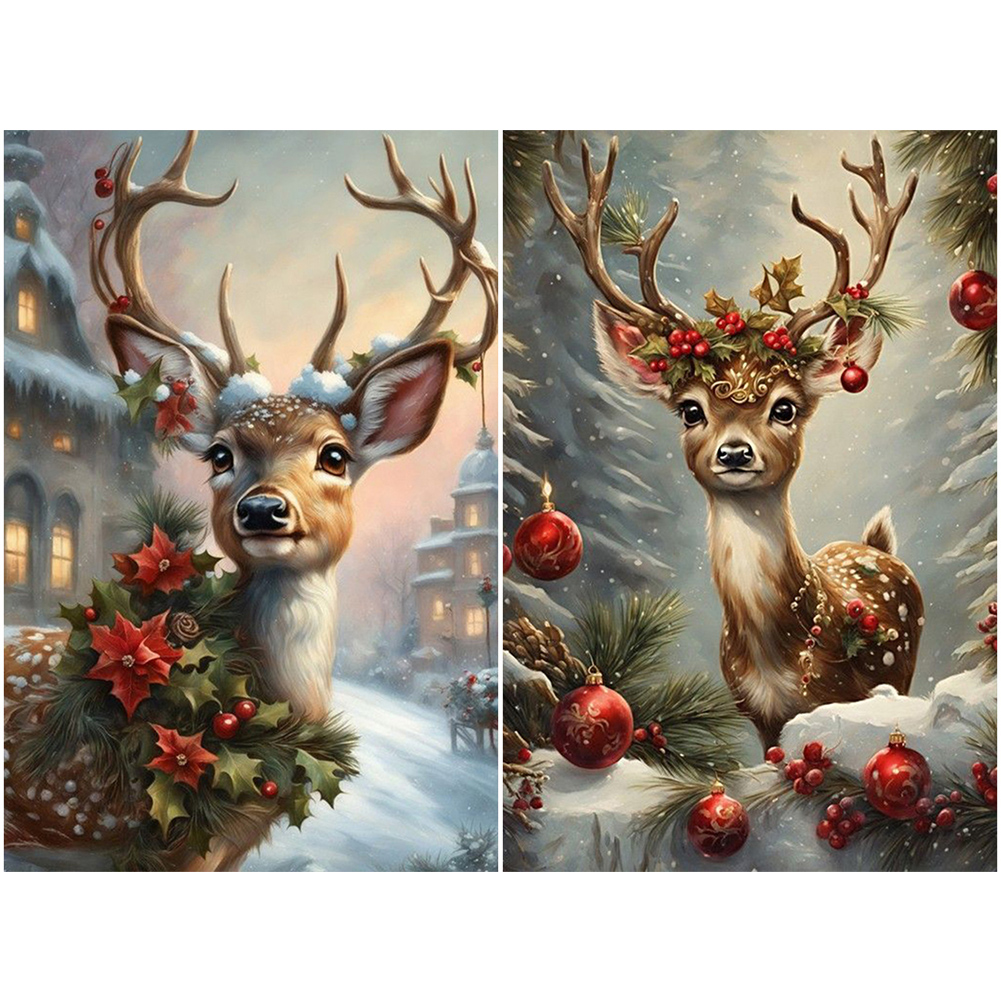 Diamond Painting - Full Round - Wasteland Deer