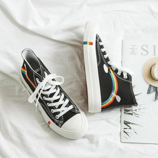 Rainbow Casual Canvas Shoes SP14866