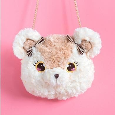 Kawaii Bear Bunny Plush Cross Body Bag SP13926