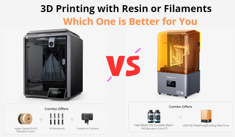 What's the best material for 3D printing action figures? PLA VS Resin  creality 3d printer challenge. 
