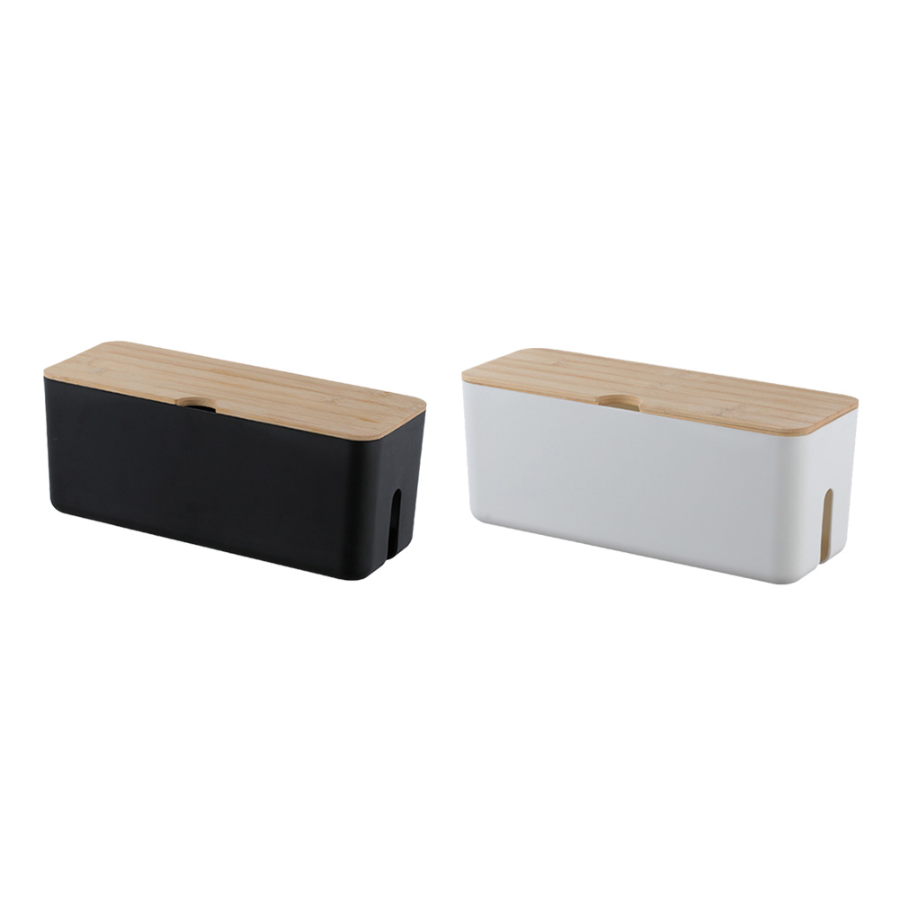 Network Line Management Box Wooden Cover Charger Wire Storage Box Holder, Black, 501 Original
Network Line Management Box Wooden Cover Charger Wire Storage Box Holder, Black, 501 Original