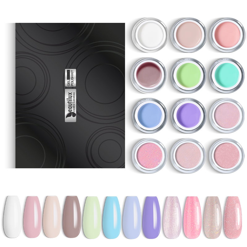 Self-Levelling Hard Builder Gel Kit 10gx12pcs