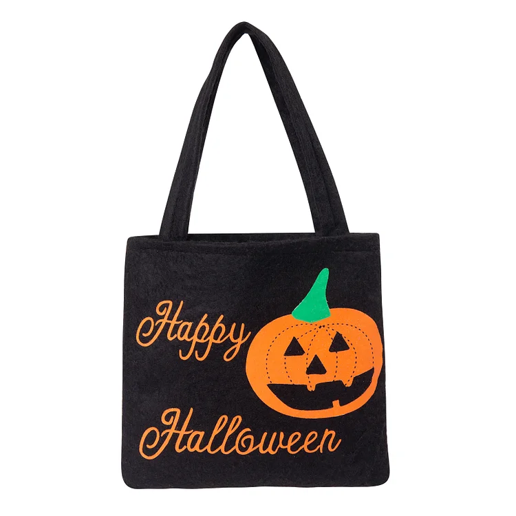 Happy Halloween Tote Bag Halloween Party Supplies Spider Pumpkin Candy Bags Trick or Treat for Kids 
