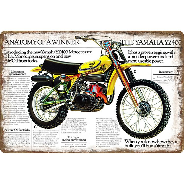 Motorcycle - Vintage Tin Signs/Wooden Signs - 20*30cm/30*40cm