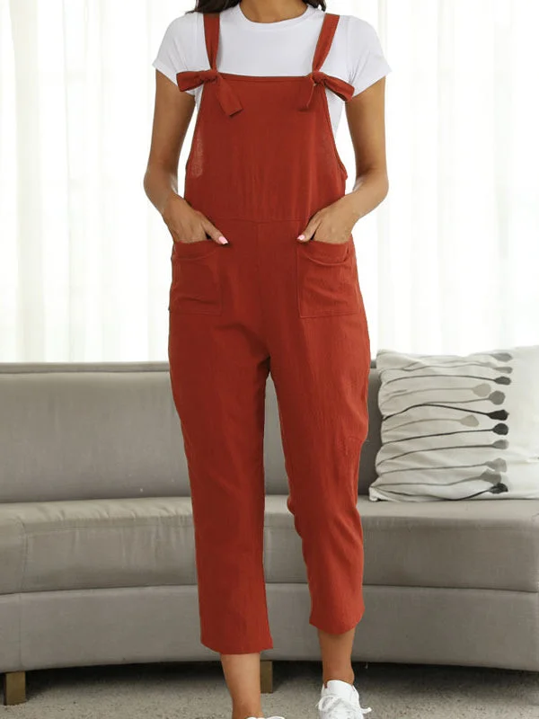Women's Casual Strappy Pants Jumpsuit