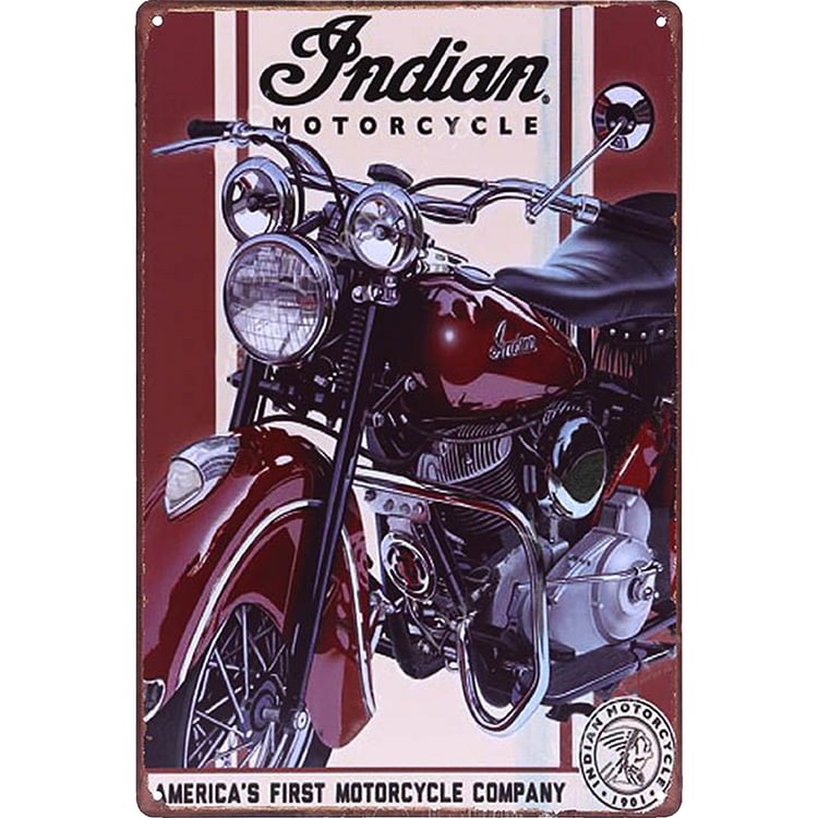 Indian Motorcycle - Vintage Tin Signs/Wooden Signs - 20*30cm/30*40cm