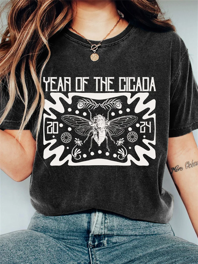 Year of the Cicada 2024 Vintage T Shirt