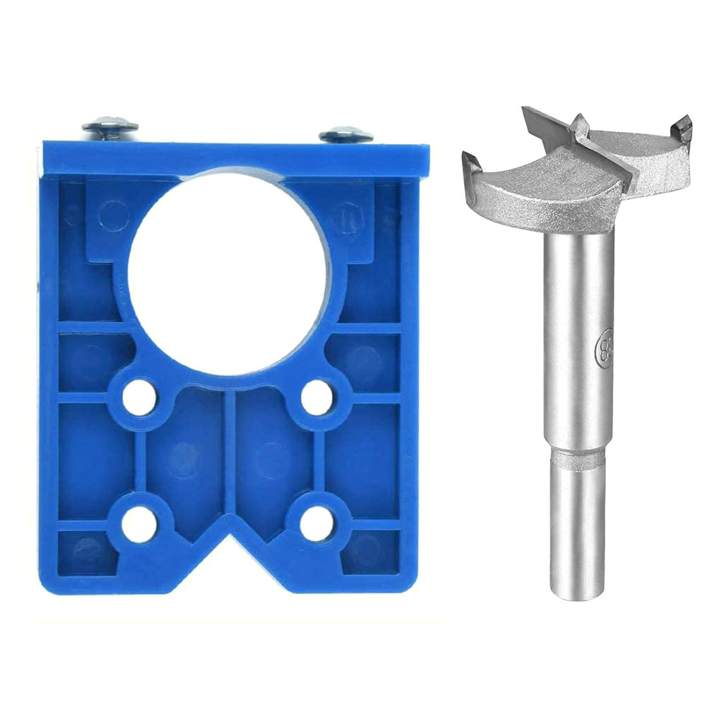 35mm Hinge Drilling Jig Concealed Hinge Hole Drilling Guide + Drill Bit Set, 501 Original
35mm Hinge Drilling Jig Concealed Hinge Hole Drilling Guide + Drill Bit Set, 501 Original