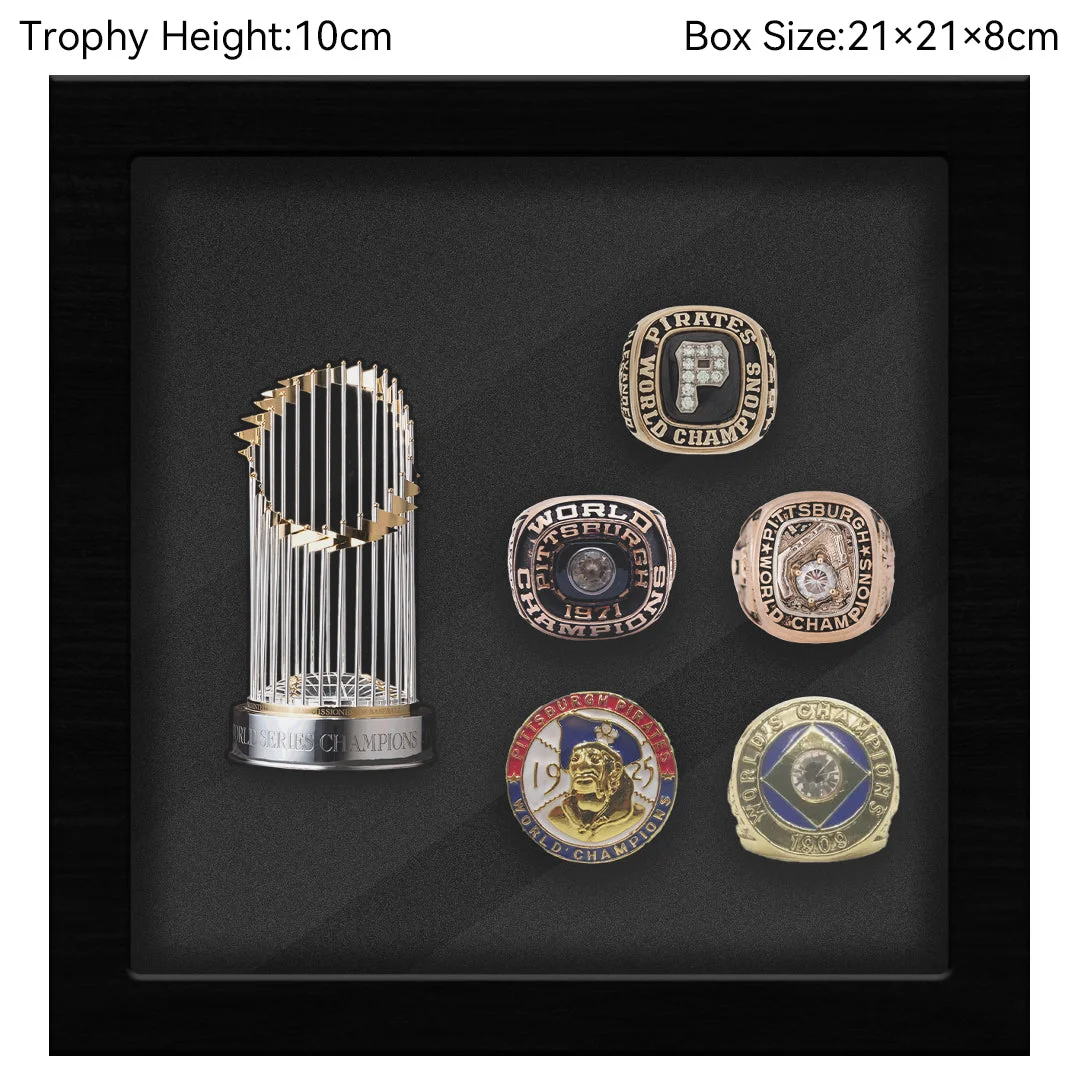 Pittsburgh Pirates MLB Trophy And Ring Box