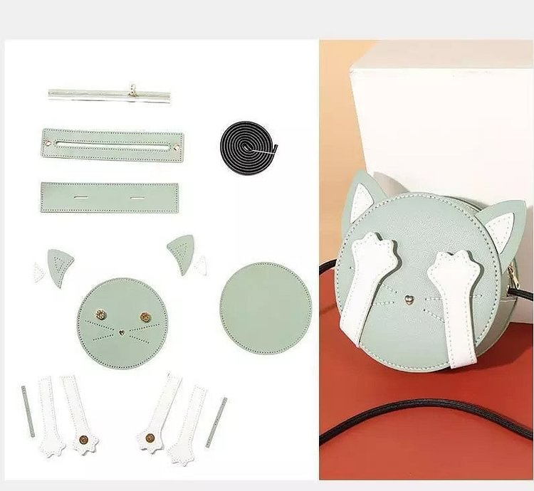 DIY Hide and Seek Kawaii Kitten Bag
