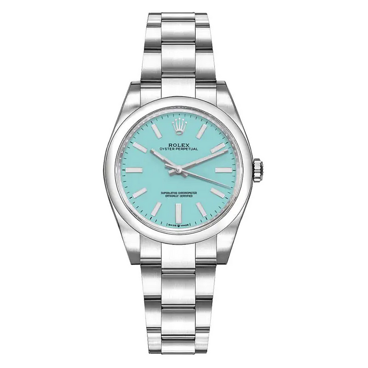 Rolex Oyster Perpetual 31 Turquoise Blue Women's Watch 277200-0007