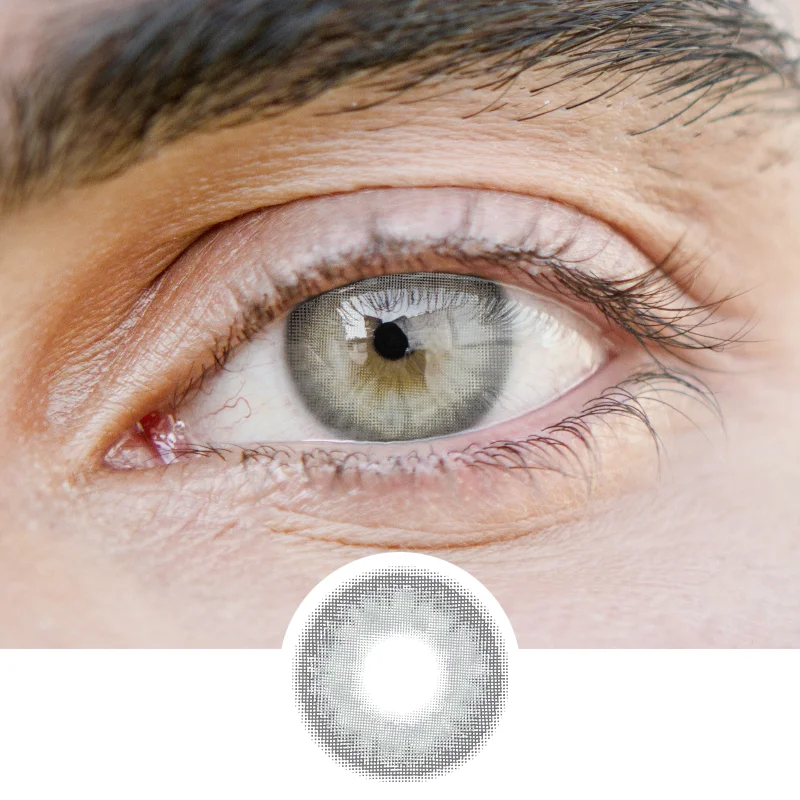 Men'Diamond Edge Grey(12 months) contact lenses