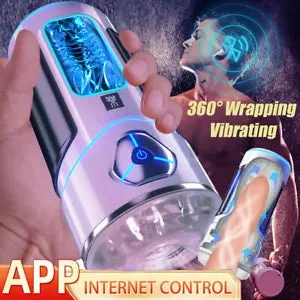 pornhint Pornhint NEW LISTINGAutomatic Handsfree Male Masturbaters Cup Stroker Pocket-Pussy Sex Toy Bluetooth