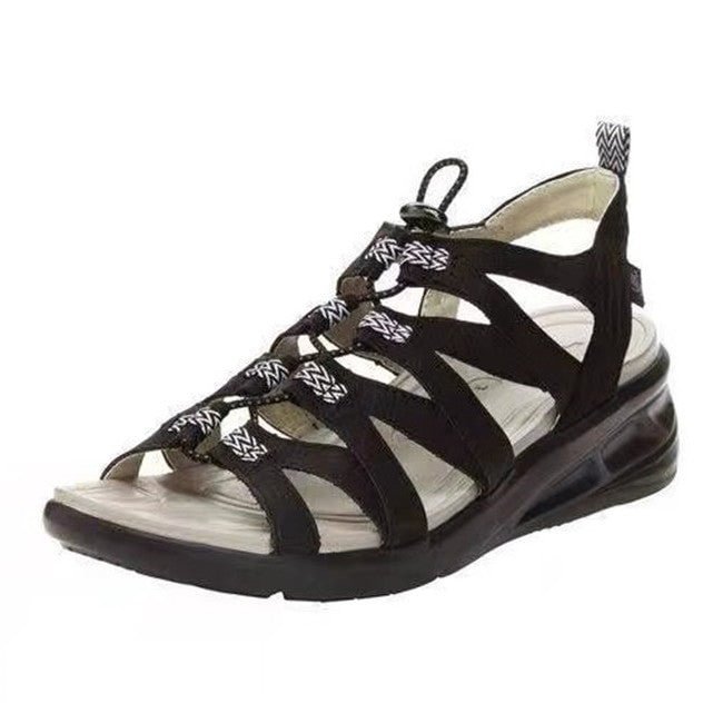 Peep-toe Wedge Sports Walking Sandals