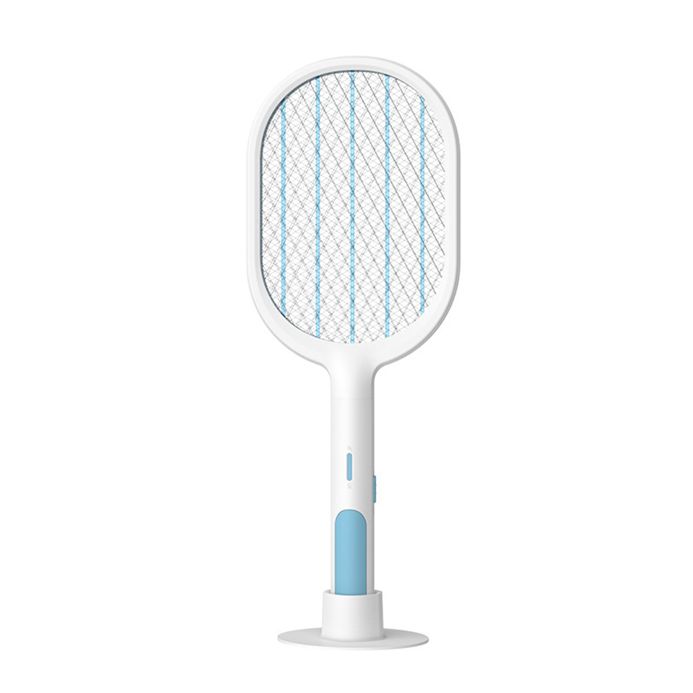 2 in 1 Pest Insect Trap Racket LED 3000V Silent Electric Mosquito Swatter, Blue, 501 Original
2 in 1 Pest Insect Trap Racket LED 3000V Silent Electric Mosquito Swatter, Blue, 501 Original