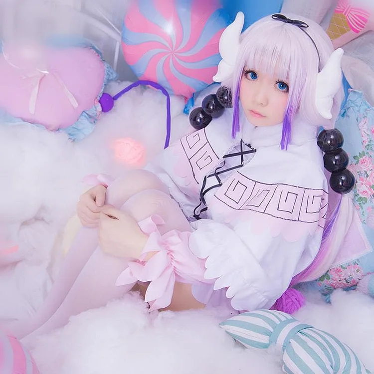 Final Stock! Miss Kobayashi's Dragon Maid Kanna Cosplay Costume SP179034