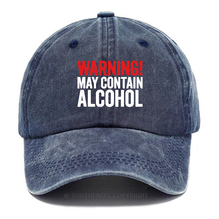 Warning! May Contain Alcohol Hat