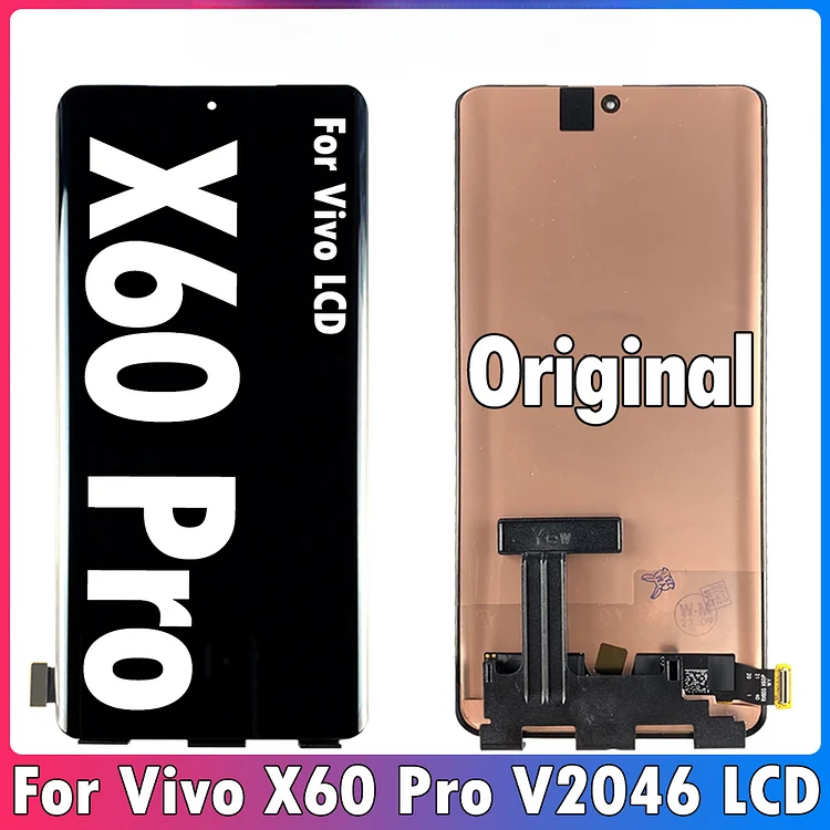AMOLED 6.56" For Vivo X60 Pro LCD V2046 Display Touch Screen Digitizer Assembly For Vivo X60Pro LCD Screen Replacement Parts