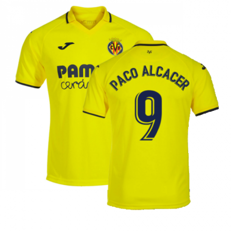 Villarreal Paco Alcácer 9 Home Shirt Kit 2022-2023