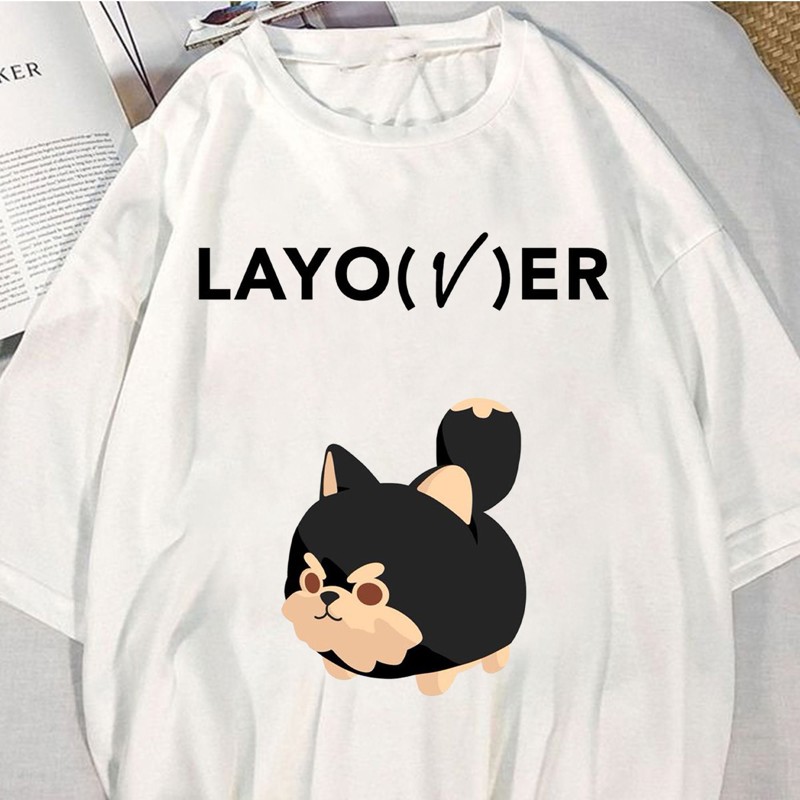 BTS V Taehyung Album Layover Yeontan Cartoon T-shirt