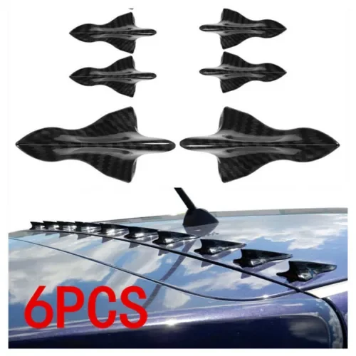 Dronehint Car Roof Shark Fin Decorative Sticker 5D Carbon Fiber Decors Parts Accessories (For: Audi Sport) Parts