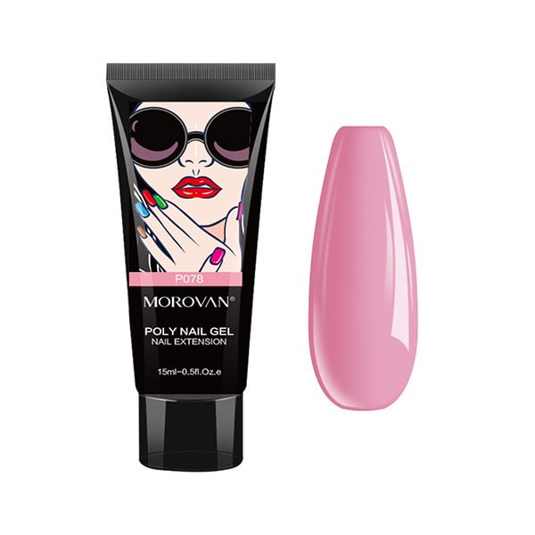 Morovan Pink Poly Nail Gel P078