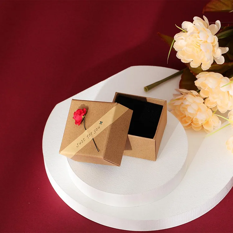 Flower Box For Rings Gift Package Set
